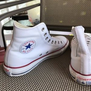 High top white converse